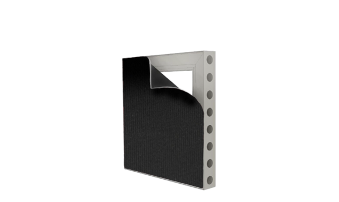 Textiel inlays zwart
